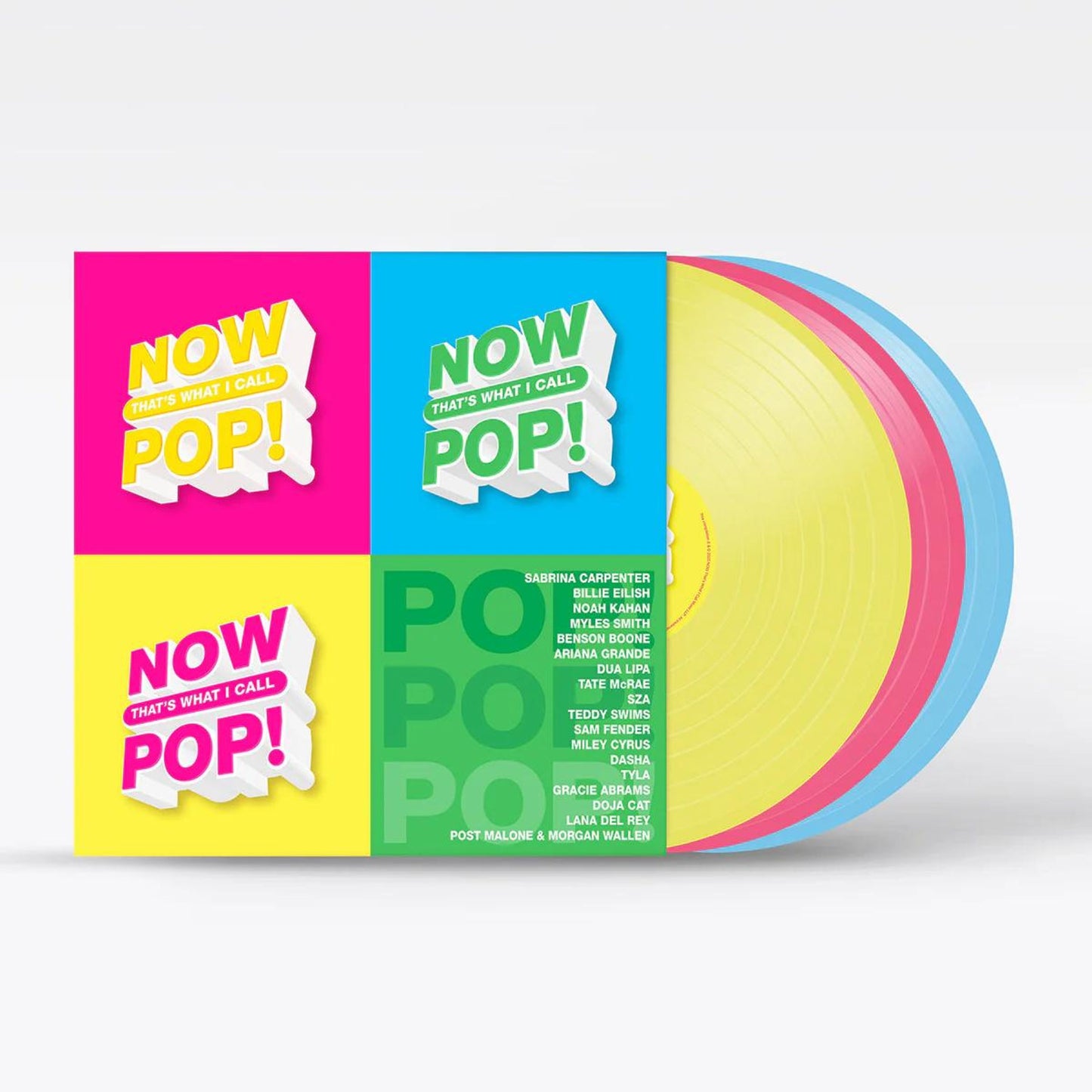 Various Artists - Now That's What I Call Pop! (yellow, pink & blue 3LP)