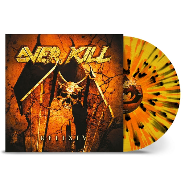 Overkill - Reli XIV (yellow w/ orange & black splatter LP)