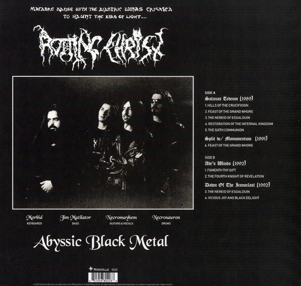 Rotting Christ - Abyssic Black Metal (black LP)