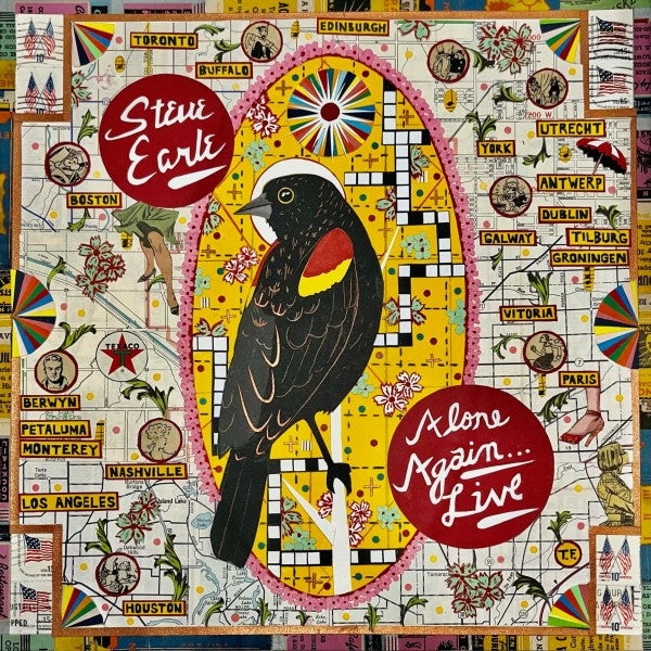 Steve Earle - Alone Again - live (black LP)