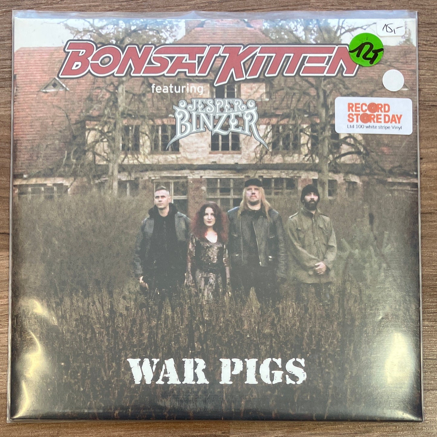 Bonsai Kitten feat. Jesper Binz - War Pigs (ltd. white/black 7inch RSD23)