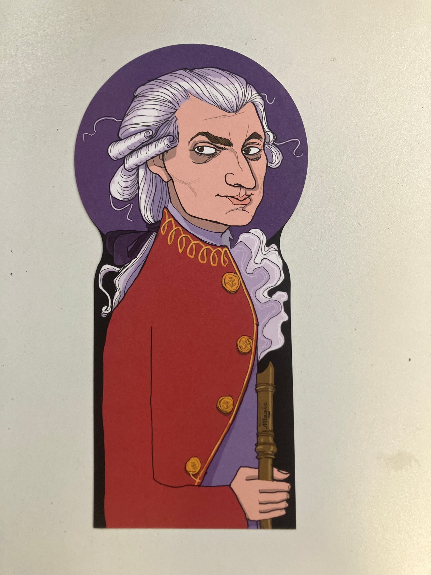Mozart (Design-Postkarte)
