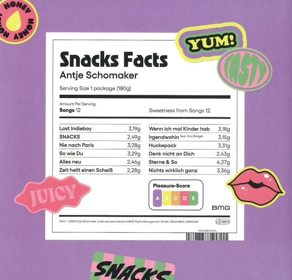 Antje Schomaker - Snacks (black LP)