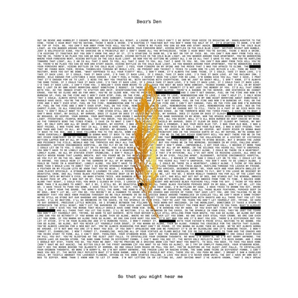 Bear's Den - So That You Might Hear Me (black LP)