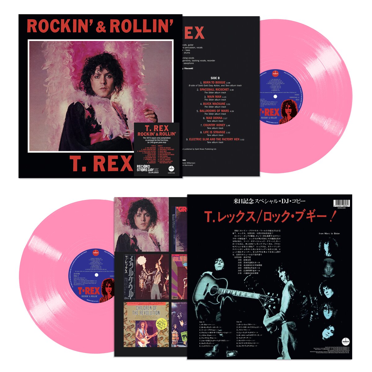 T. Rex - Rockin' & Rollin' (ltd. pink LP)