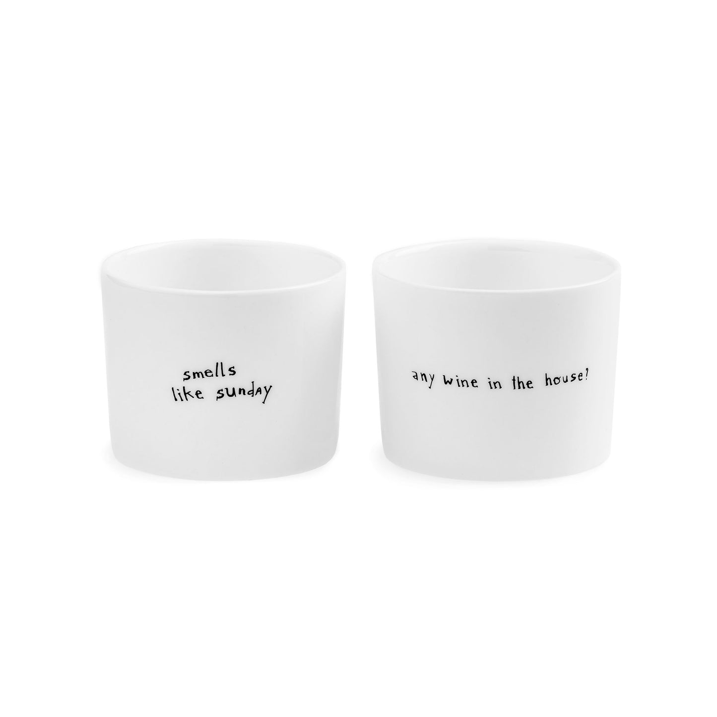 Kurt Cobain & Amy Winehouse (2er Espressotassen-Set)
