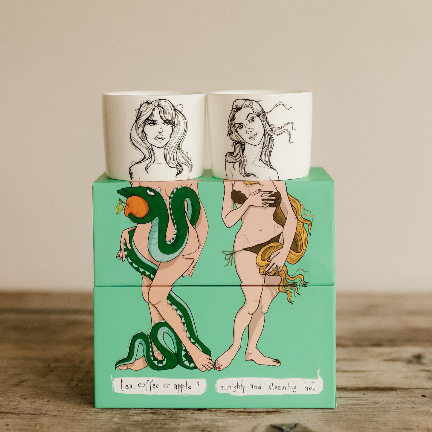 Eva & Venus (2er Espressotassen-Set)