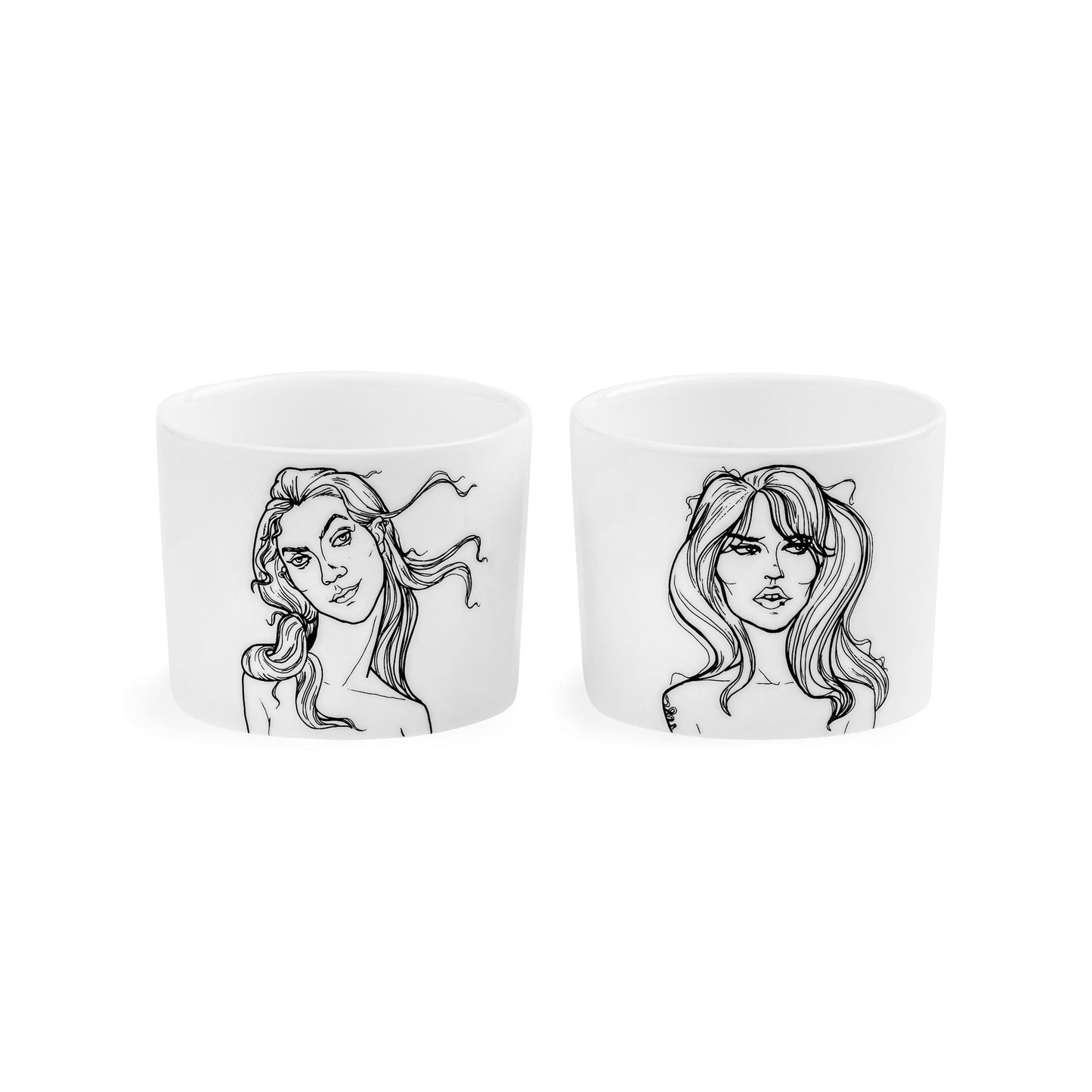 Eva & Venus (2er Espressotassen-Set)