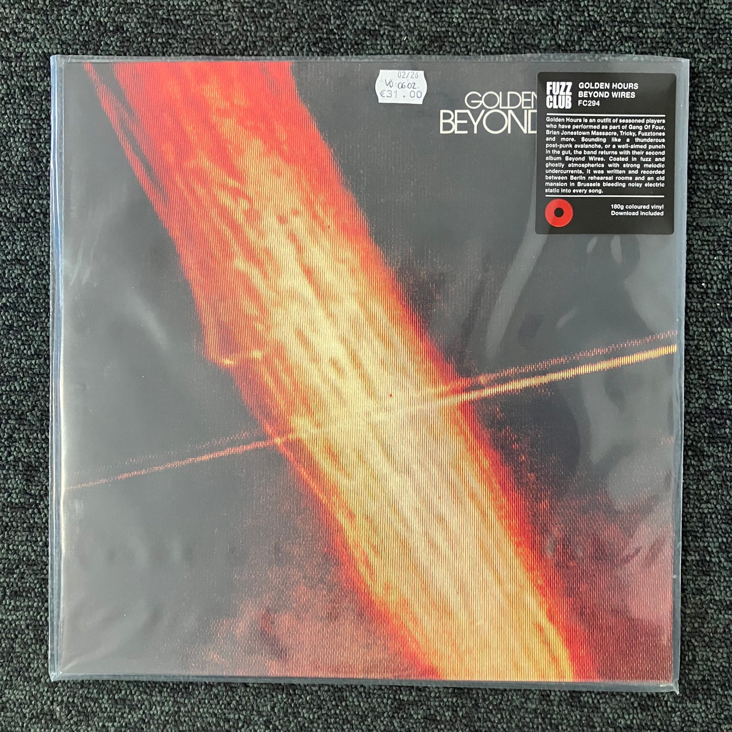 Golden Hours - Beyond Wires (clear red LP)