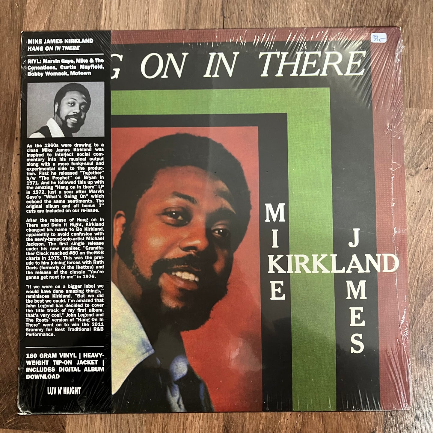 Mike James Kirkland - Hang On In There (black LP BF23)