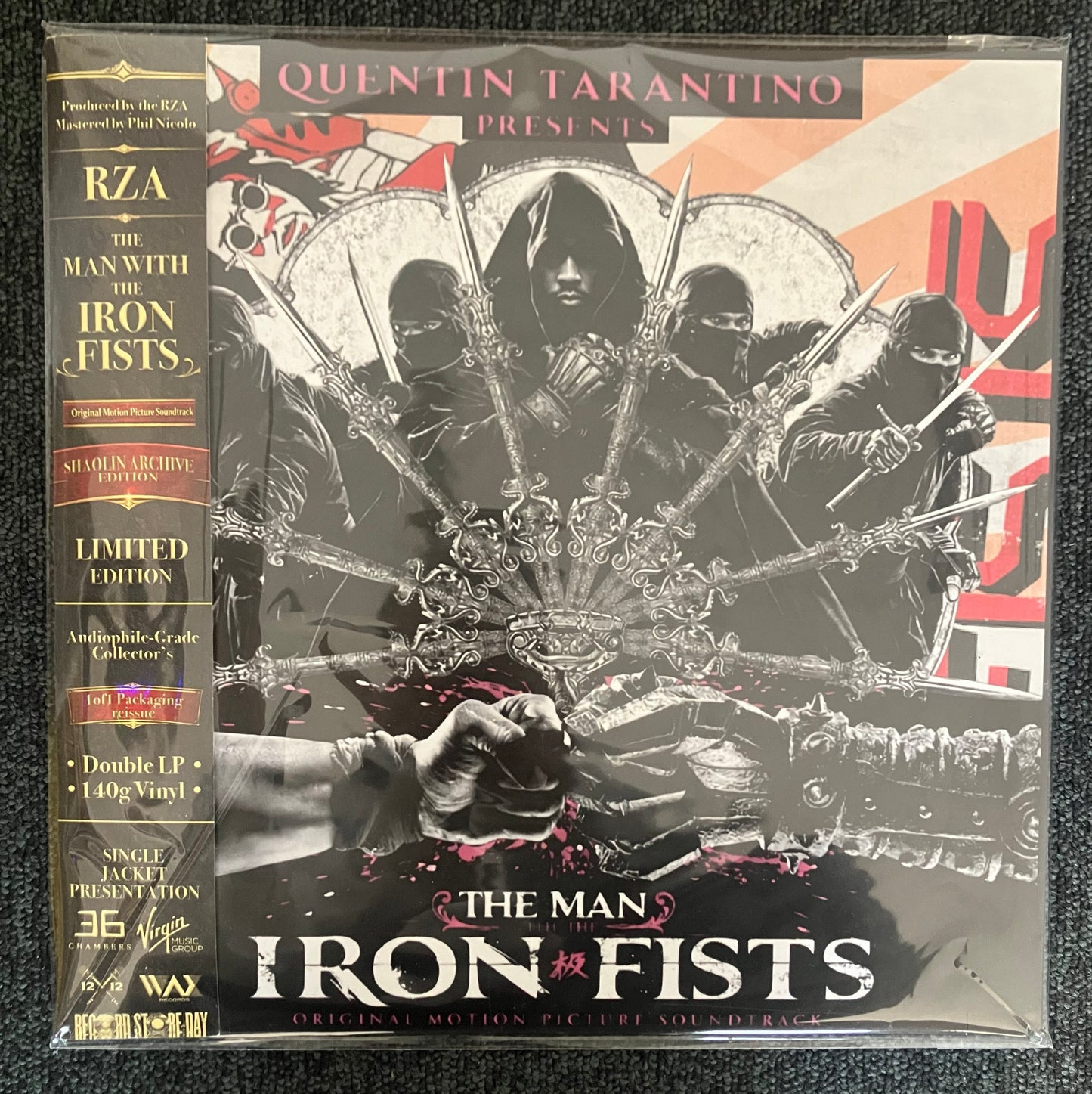 RZA/Various Artists - The Man with the Iron Fists OST (numbered black 2LP RSD26)
