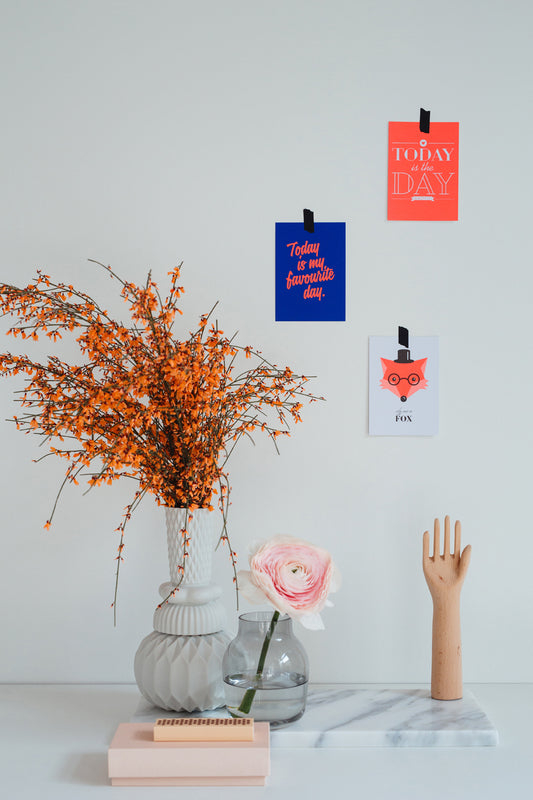 Shy as a fox (Design-Postkarte)