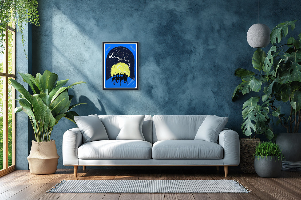 Limitiertes KGB-Siebdruckposter (35 x 50 cm)