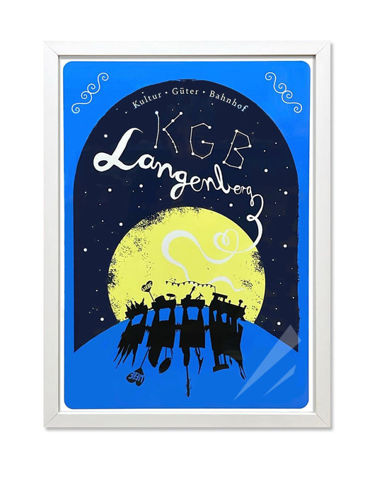 Limitiertes KGB-Siebdruckposter (35 x 50 cm)