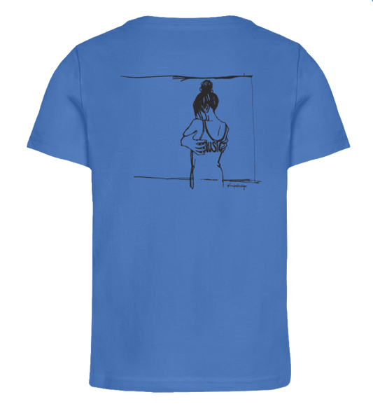 Getoese Kids T-Shirt mit schwarzem Print, verschiedene Farben (Größen 98-164)