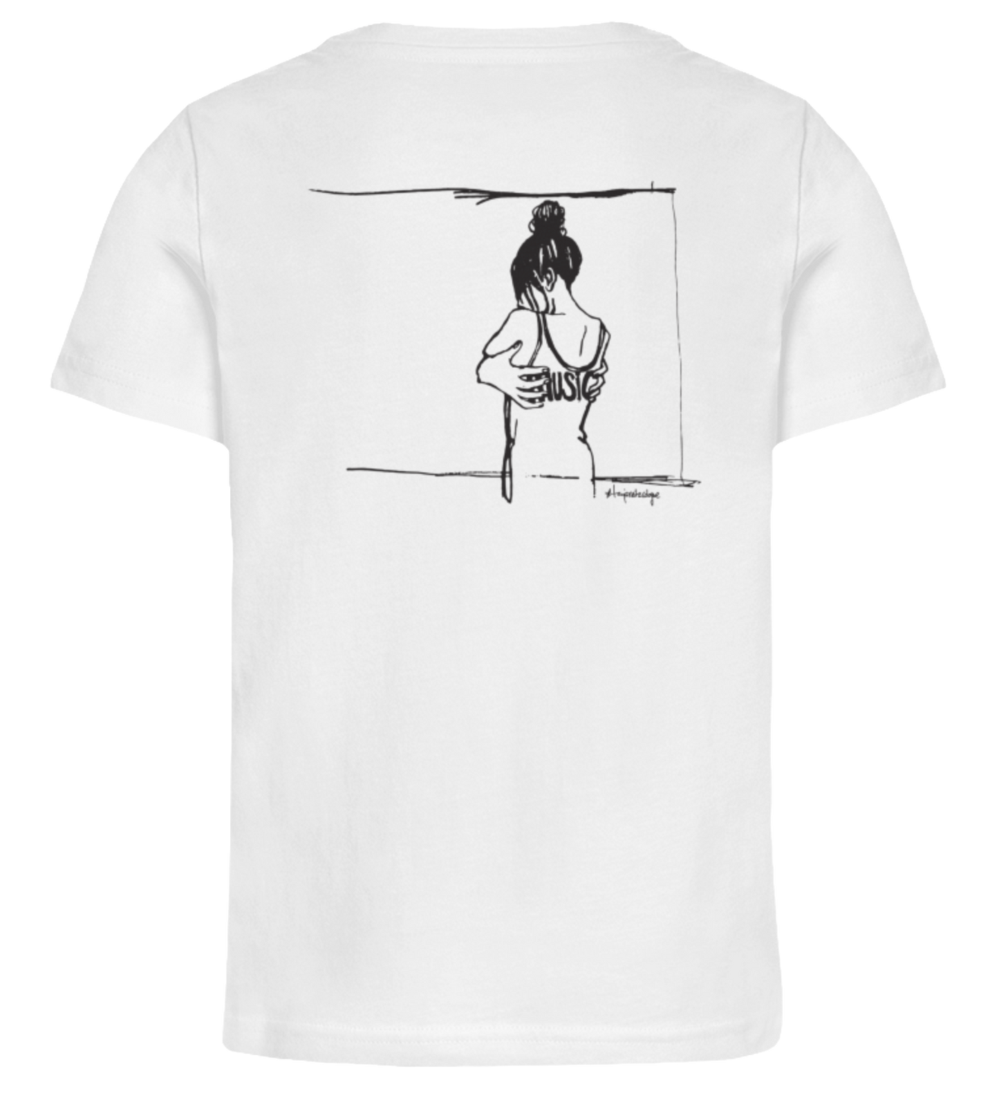 Getoese Kids T-Shirt mit schwarzem Print, verschiedene Farben (Größen 98-164)