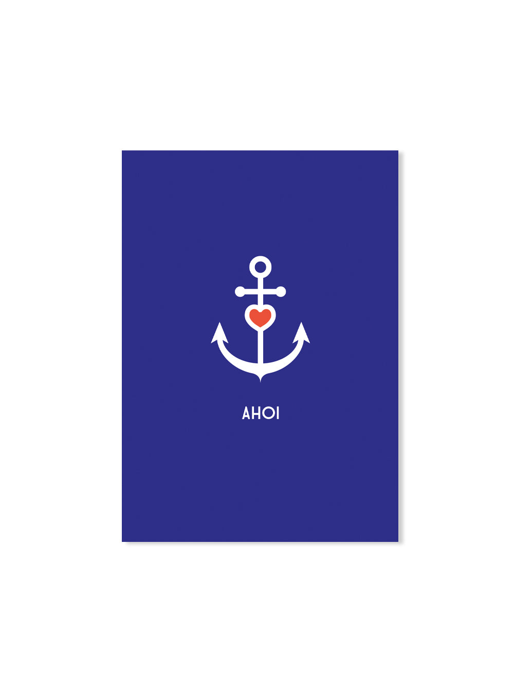 Ahoi (Design-Postkarte)