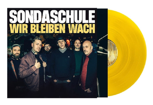 Sondaschule - Wir bleiben wach (transparent yellow LP) - VÖ: 26.09.2025