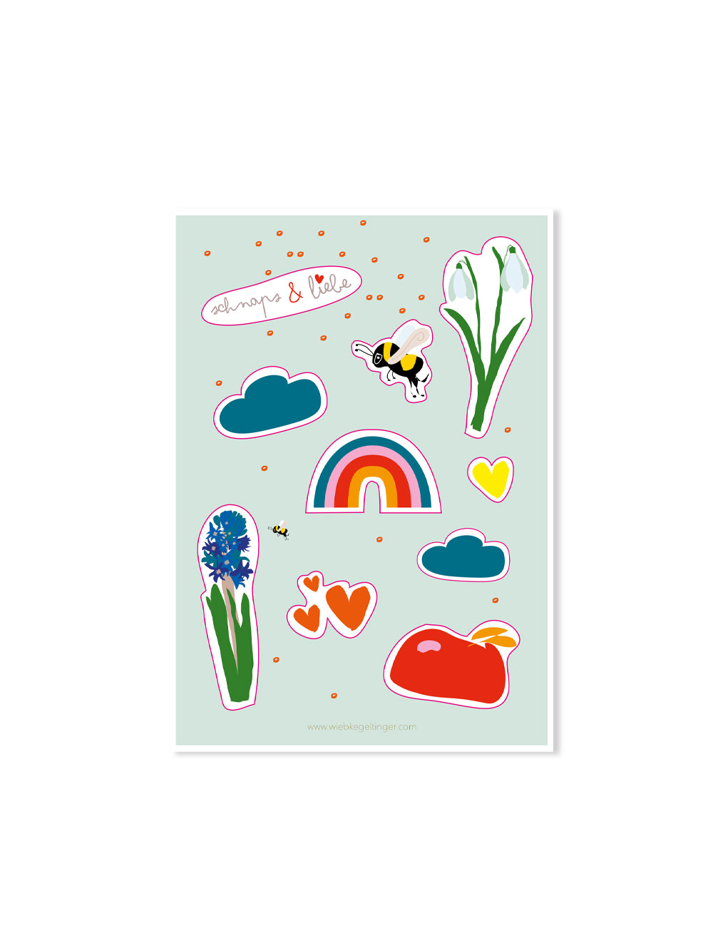 schnaps & liebe - Stickerset