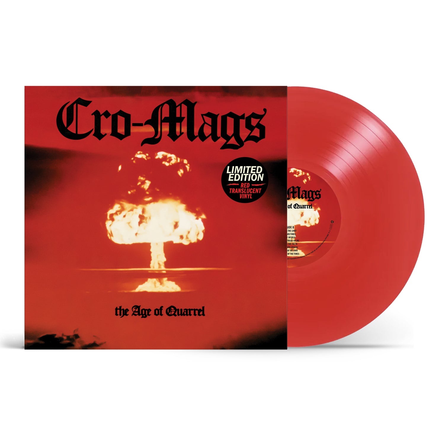 Cro-Mags - The Age Of Quarrel (ruby red translucent LP)