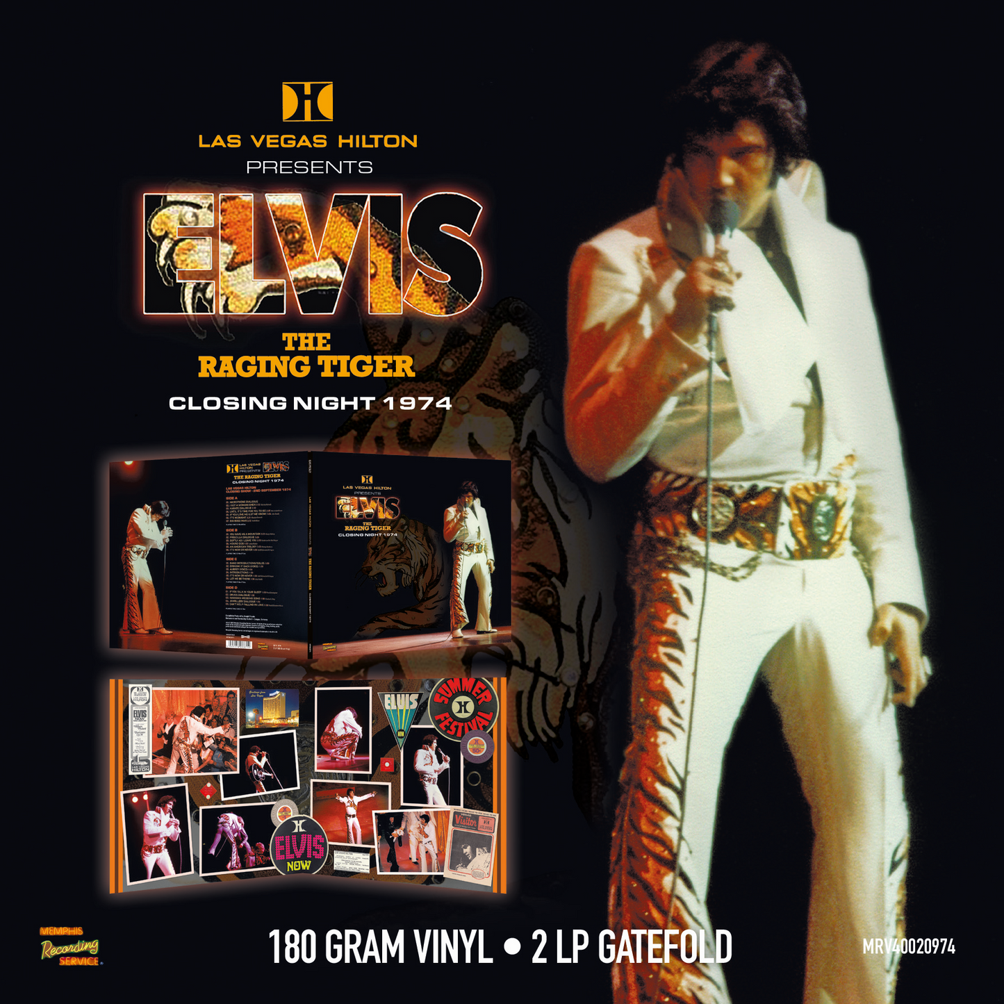 Elvis Presley - The Raging Tiger Closing Night 1974 (black 2LP) - VÖ: 21.11.25