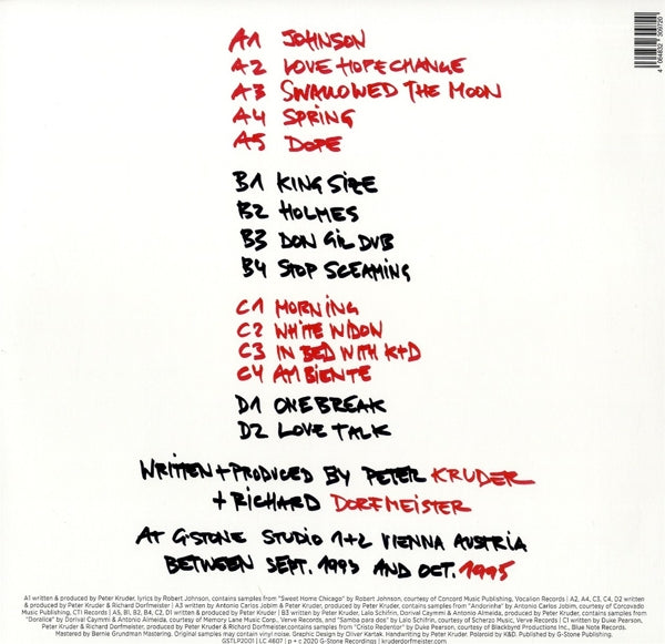 Kruder & Dorfmeister - 1995 (White Vinyl) (2LPs)