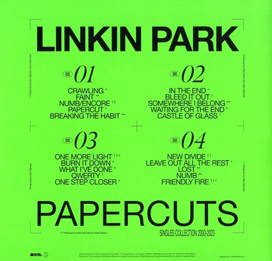 Linkin Park - Papercuts Singles Collection (black 2LP)
