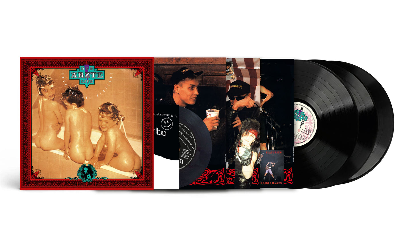 Die Ärzte - Live: Nach uns die Sinnflut (ltd. black 3LP + 7inch) - VÖ: 27.03.26