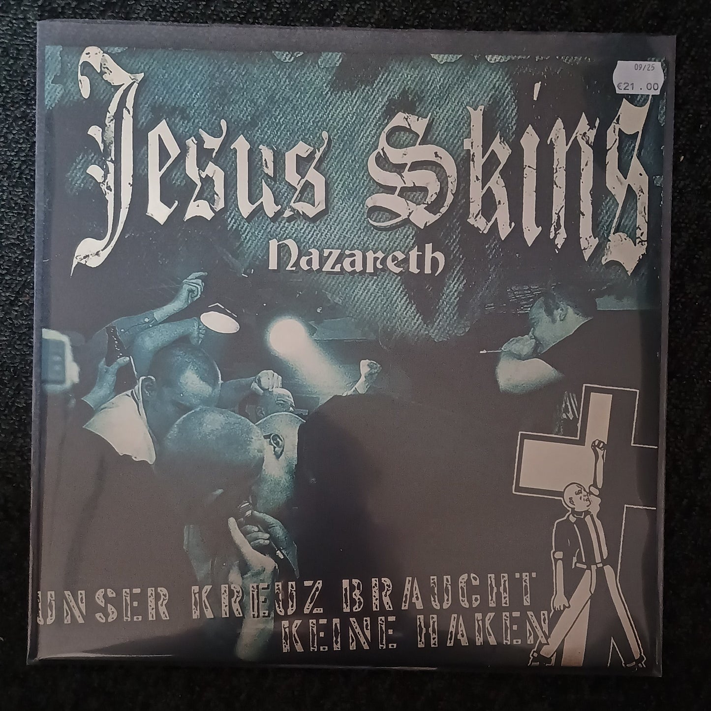 Jesus Skins - Unser Kreuz braucht keine Haken (black LP)