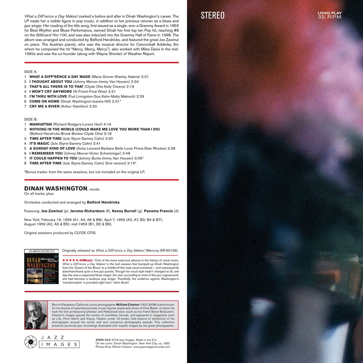 Dinah Washington - What A Difference A Day Makes! (black LP)