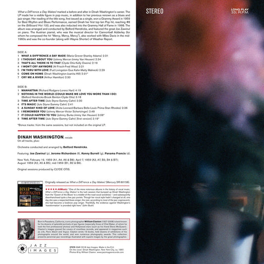 Dinah Washington - What A Difference A Day Makes! (black LP)