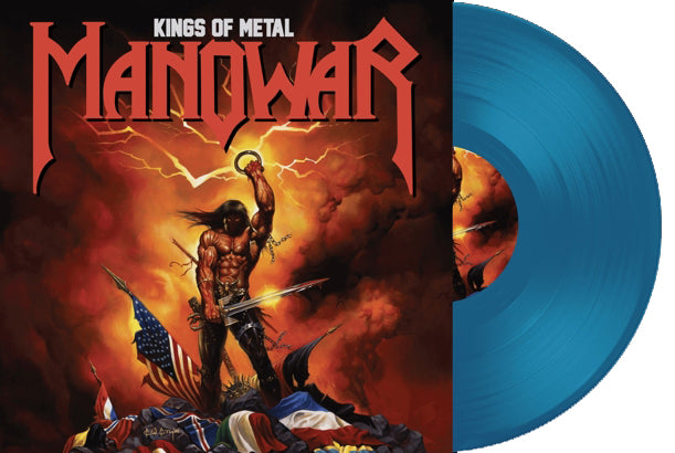 Manowar - Kings Of Metal (transparant blue LP)