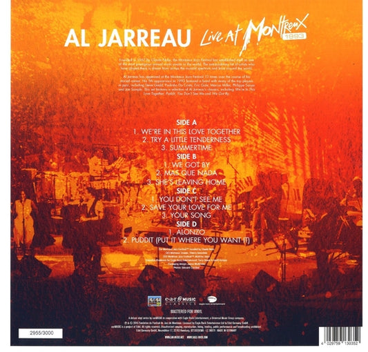 Al Jarreau - Live At Montreux 1993 (ltd. numbered black 2LP + CD)