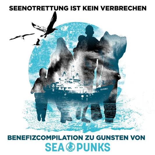 Various Artists - Seenotrettung ist kein Verbrechen (Benefiz-Compilation zu Gunsten von Sea Punks) (col. 2LPs)