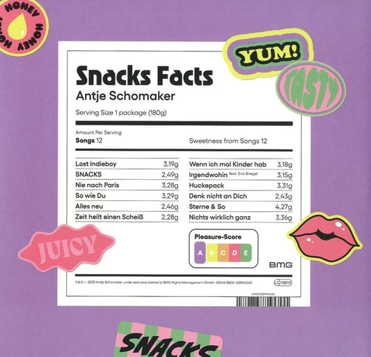 Antje Schomaker - Snacks (black LP)