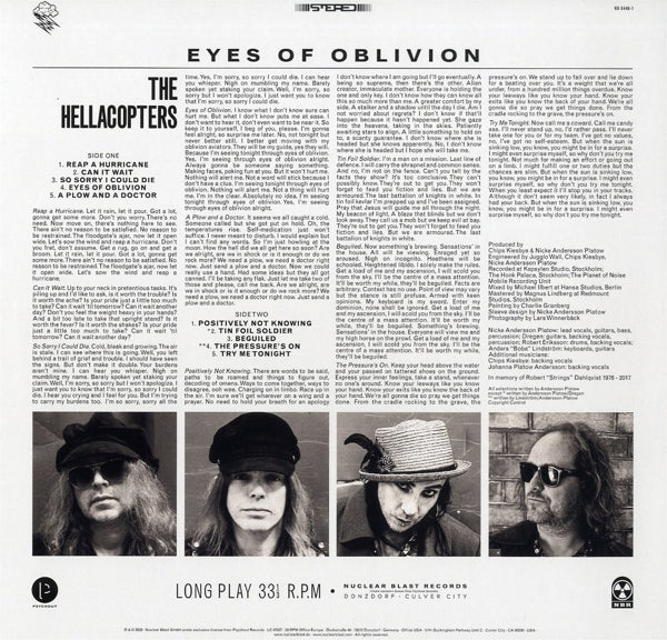 The Hellacopters - Eyes Of Obliviion (turquoise LP)