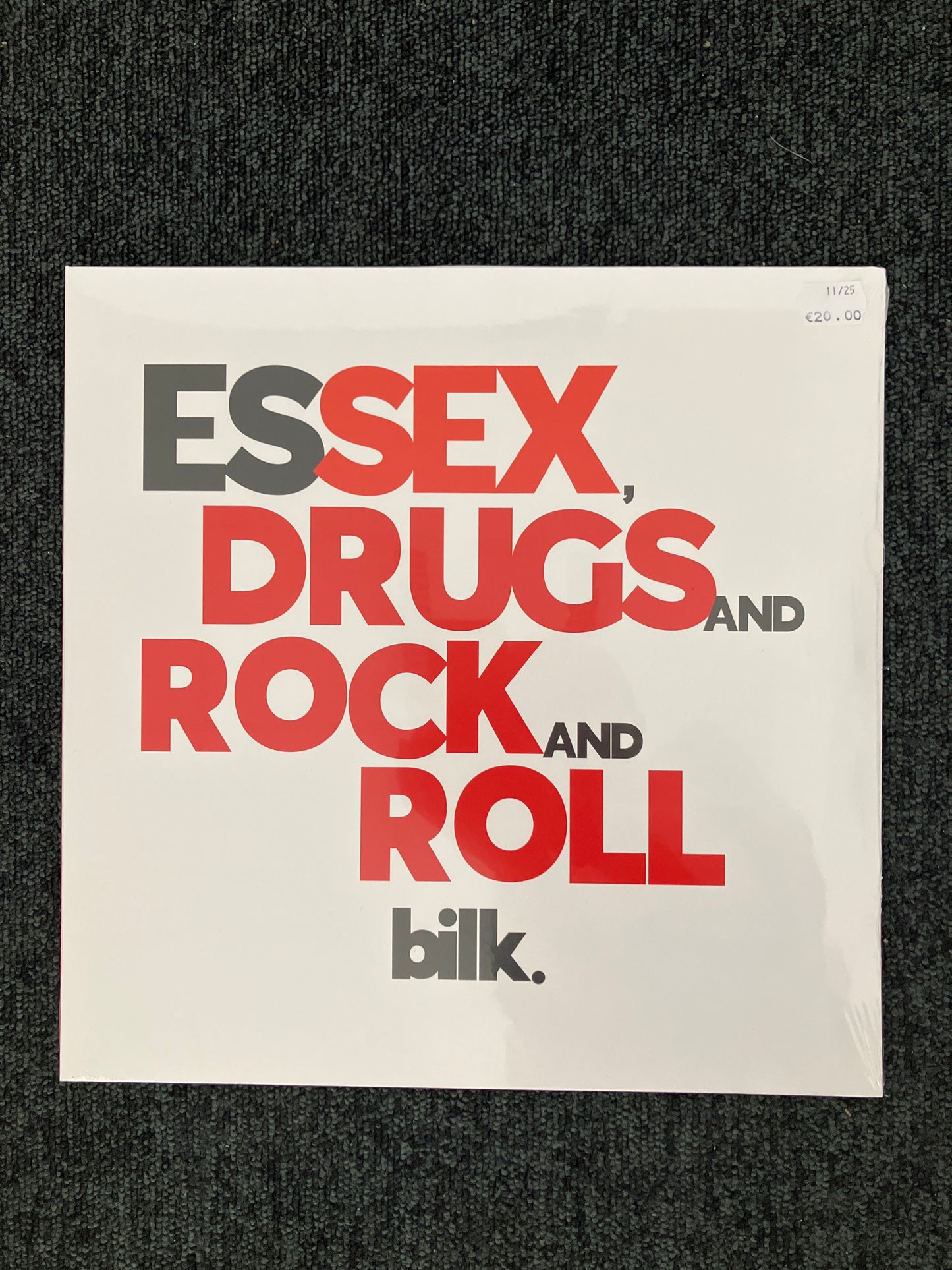 Bilk - Essex, Drugs And Rock and Roll (white indie LP)