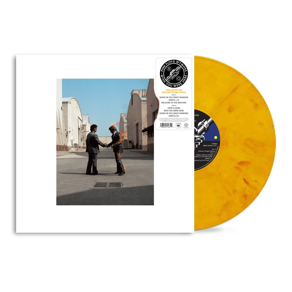 Pink Floyd - Wish You were Here (50th anniversary yellow flame LP)