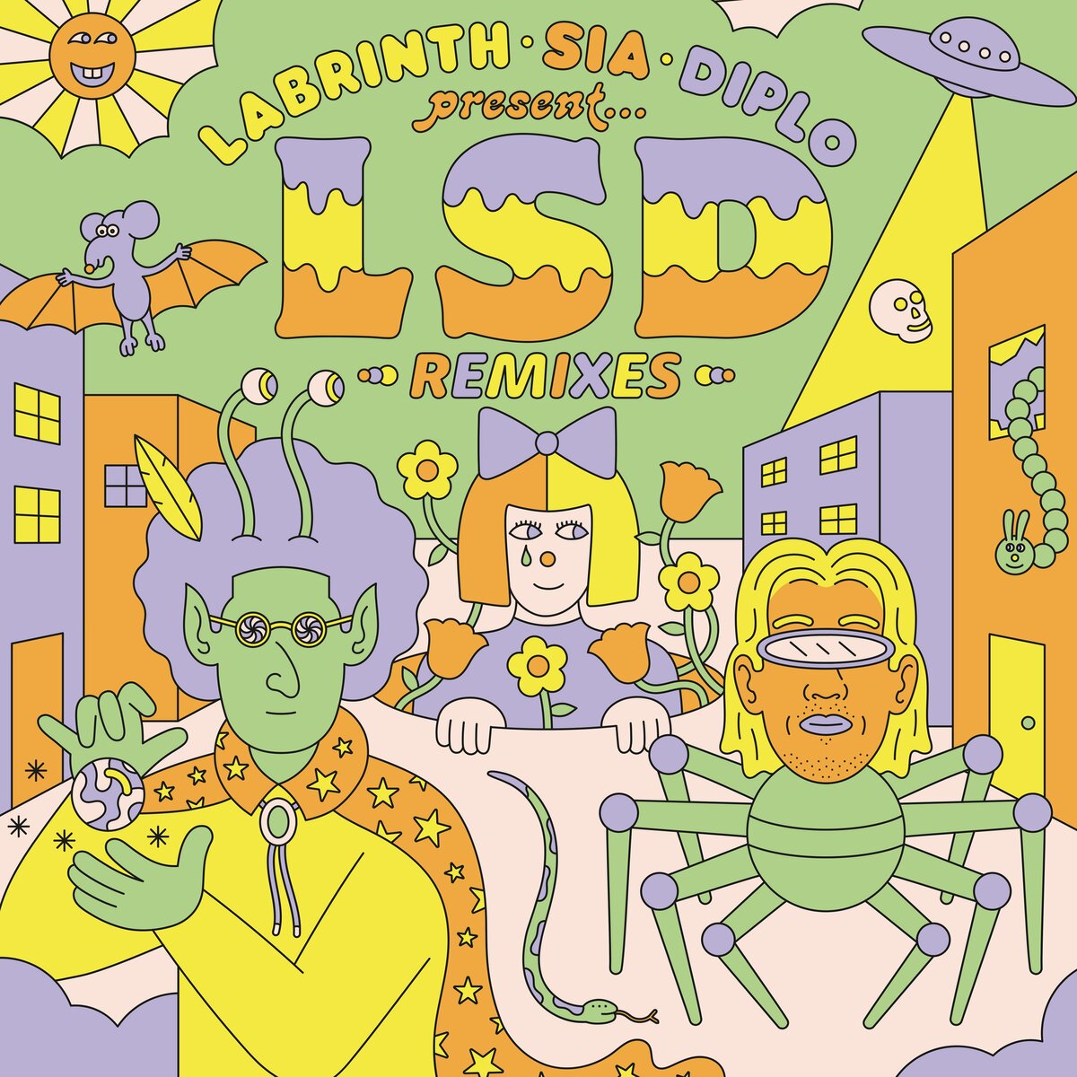LSD (Labrinth, Sia and Diplo) - Presents LSD - The Rimixes (col. LP BF24)