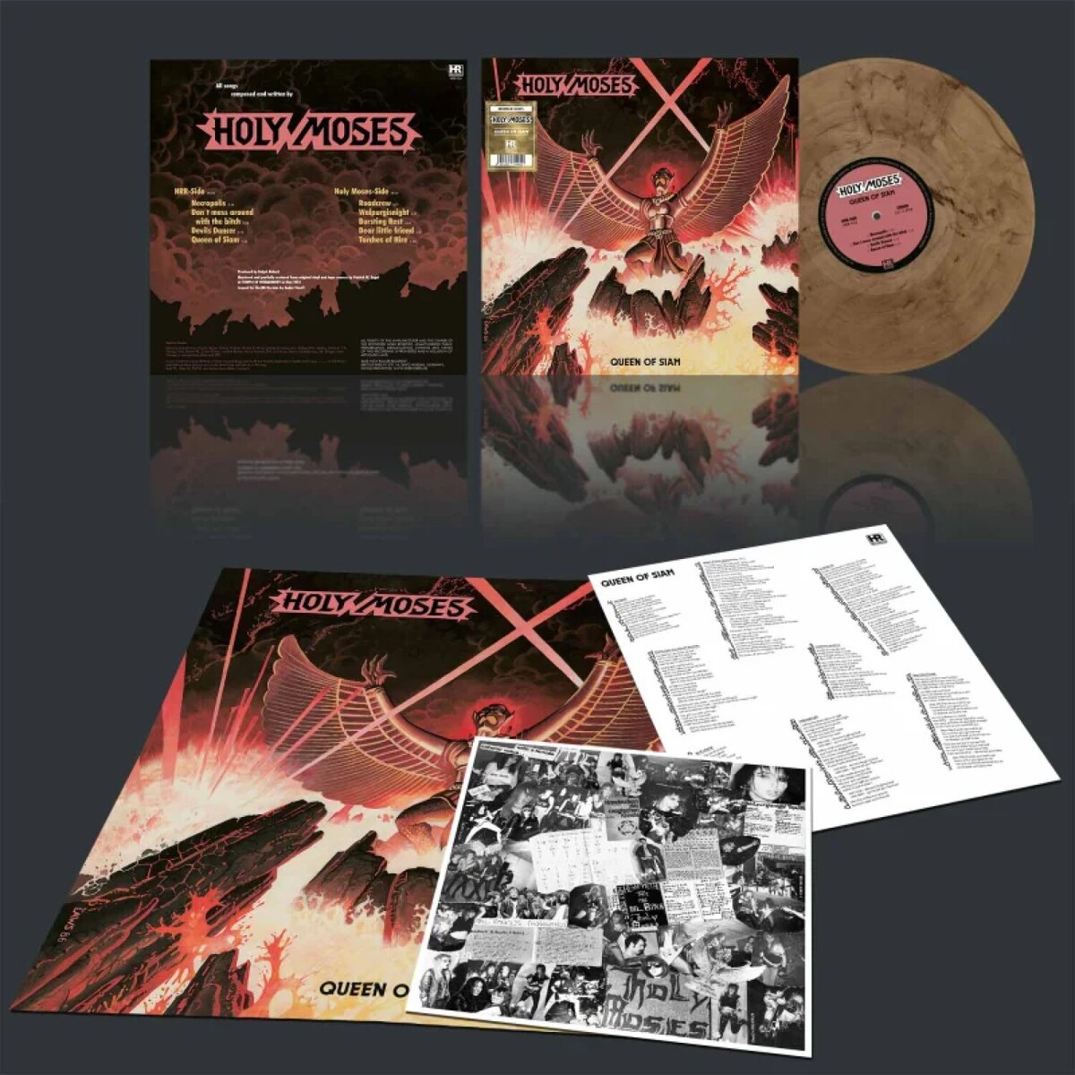Holy Moses - Queen Of Siam (ltd. transparent beer/black marbled LP)