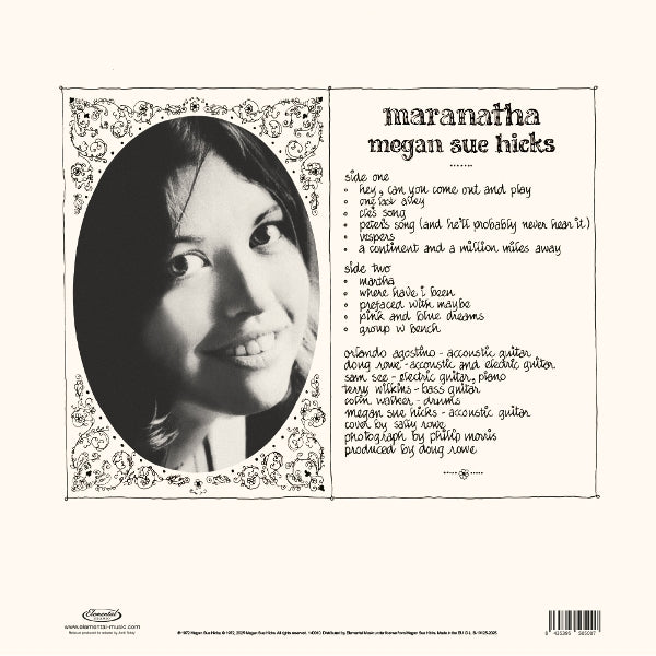 Megan Sue Hicks - Maranatha (black LP)