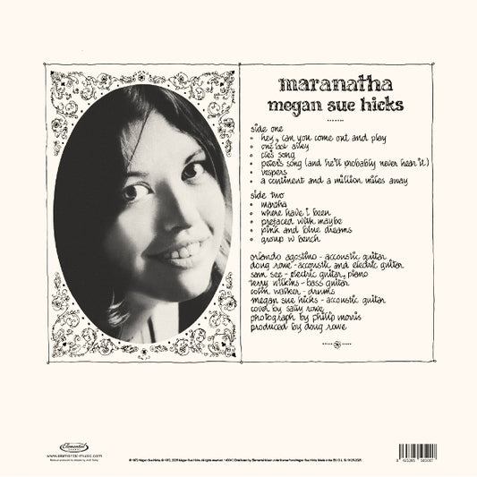 Megan Sue Hicks - Maranatha (black LP)