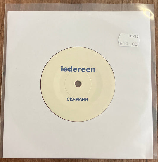 iedereen - cis-mann/garnalo (7inch black LP)