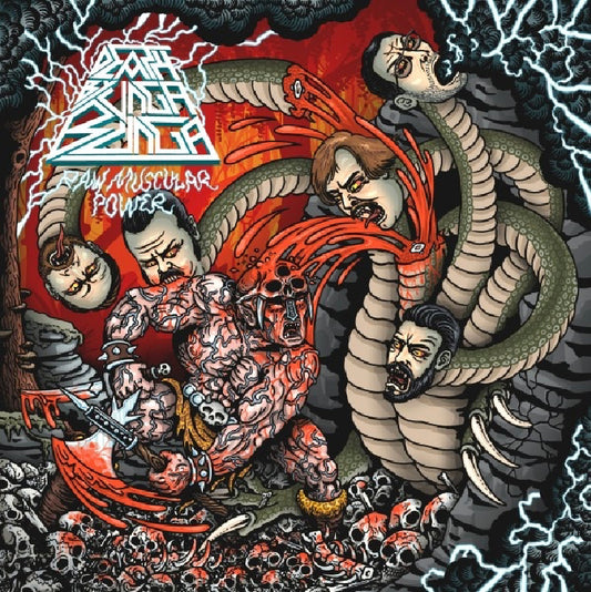 Death By Unga Bunga - Raw Muscular Power (black LP)