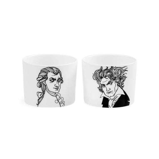 Mozart & Beethoven (2er Espressotassen-Set)