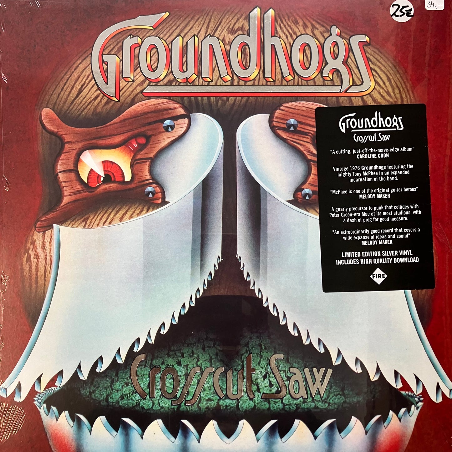 Groundhogs - Crosscut Saw (ltd. silver LP RSD23)