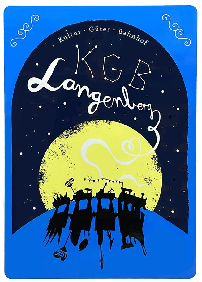 Limitiertes KGB-Siebdruckposter (35 x 50 cm)