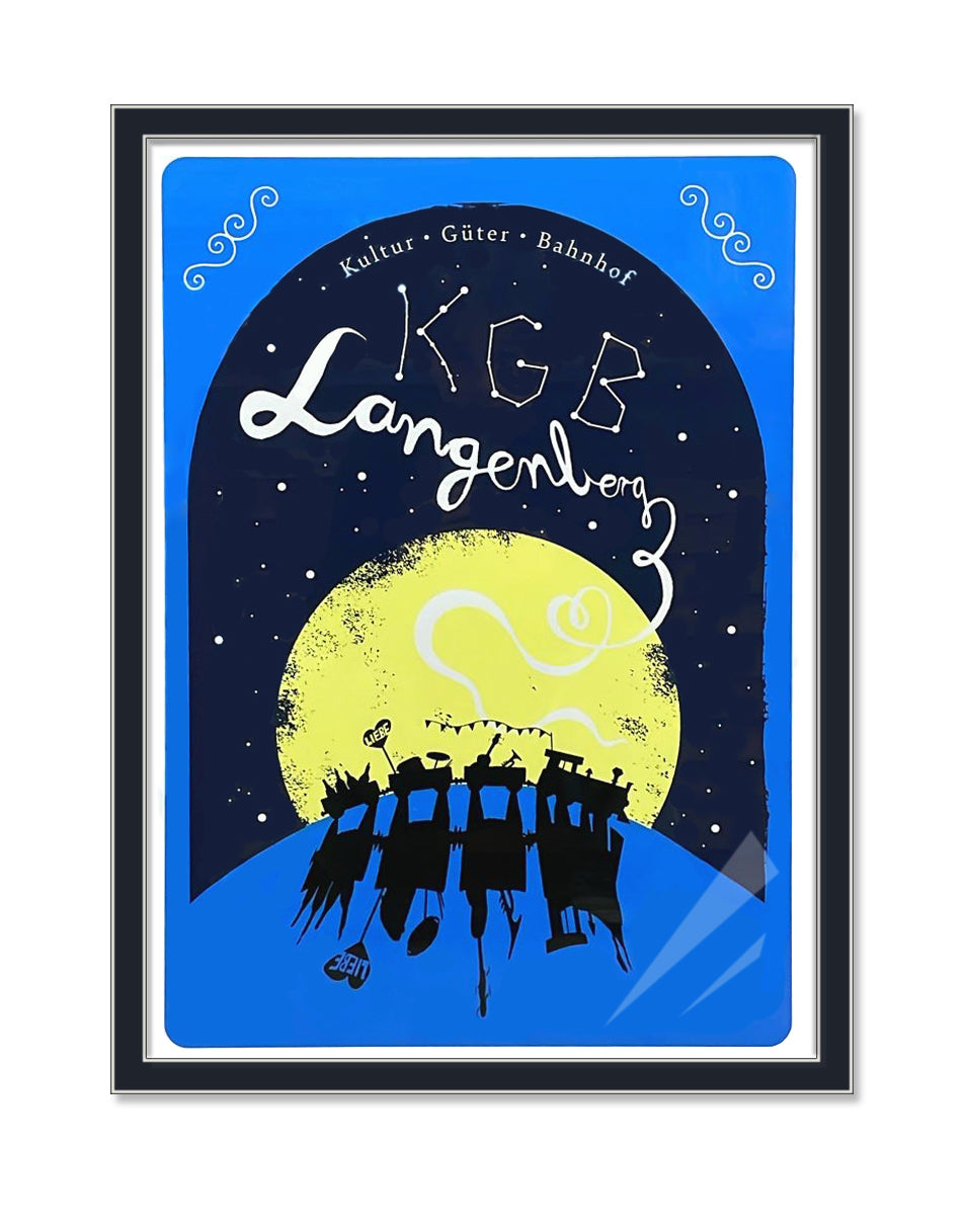 Limitiertes KGB-Siebdruckposter (35 x 50 cm)