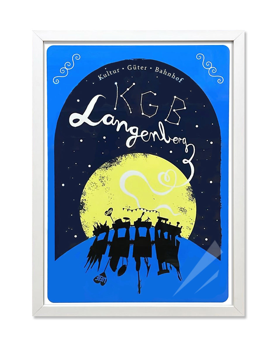 Limitiertes KGB-Siebdruckposter (35 x 50 cm)