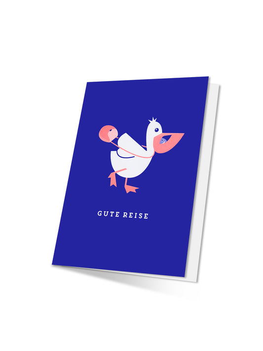 Gute Reise (Design-Klappkarte mit Umschlag)